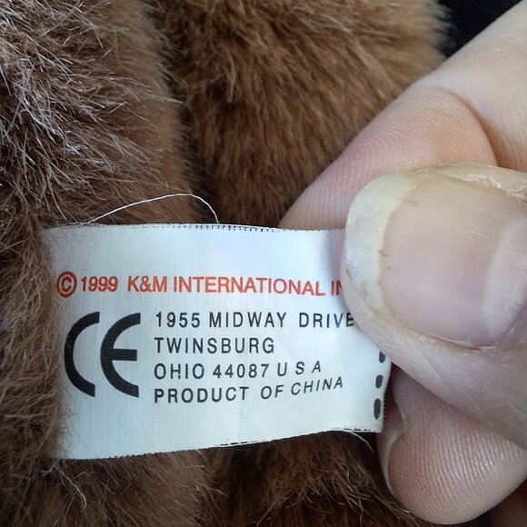 Vintage 1999 Wild‎ Republic Tahoo the Wolfs Guenon Monkey 18" Hanging Plush - Picture 7 of 10